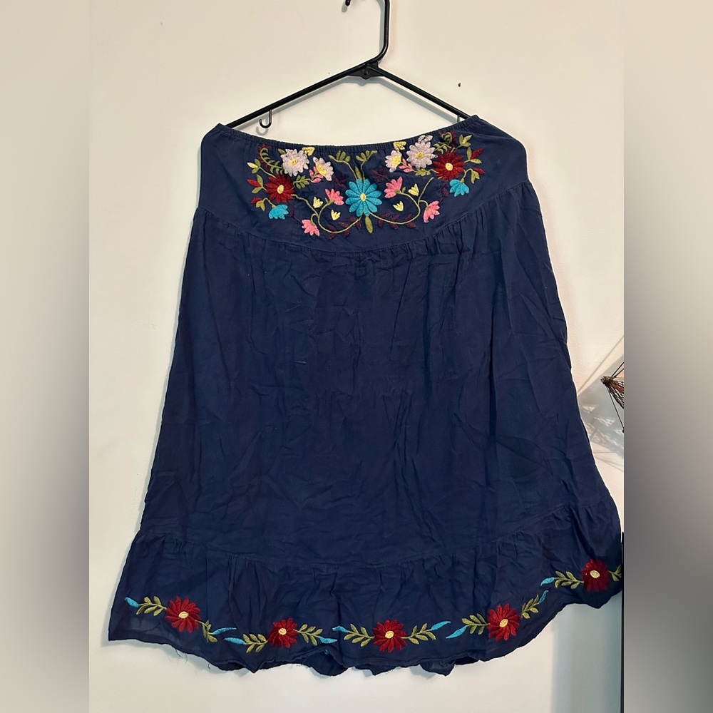 Strapless Flower Dress